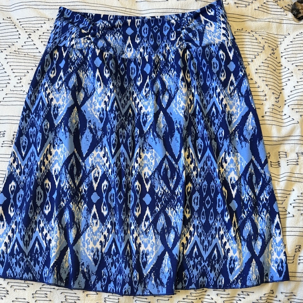 Tranquility by Colorado Clothing Blue and White A-Line Skirt